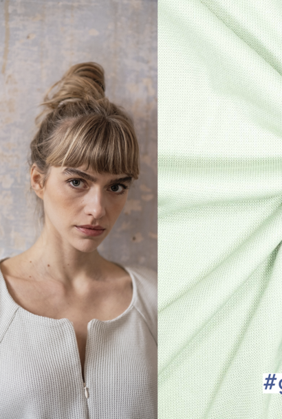 Waffle Knit - FM794114 - Light Green (Gitika)