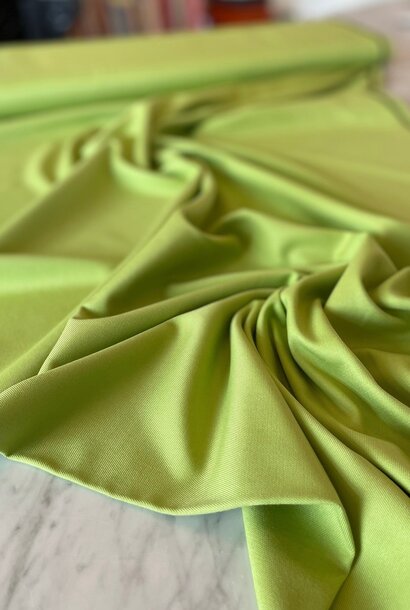 Bamboe Twill - Bright Lime