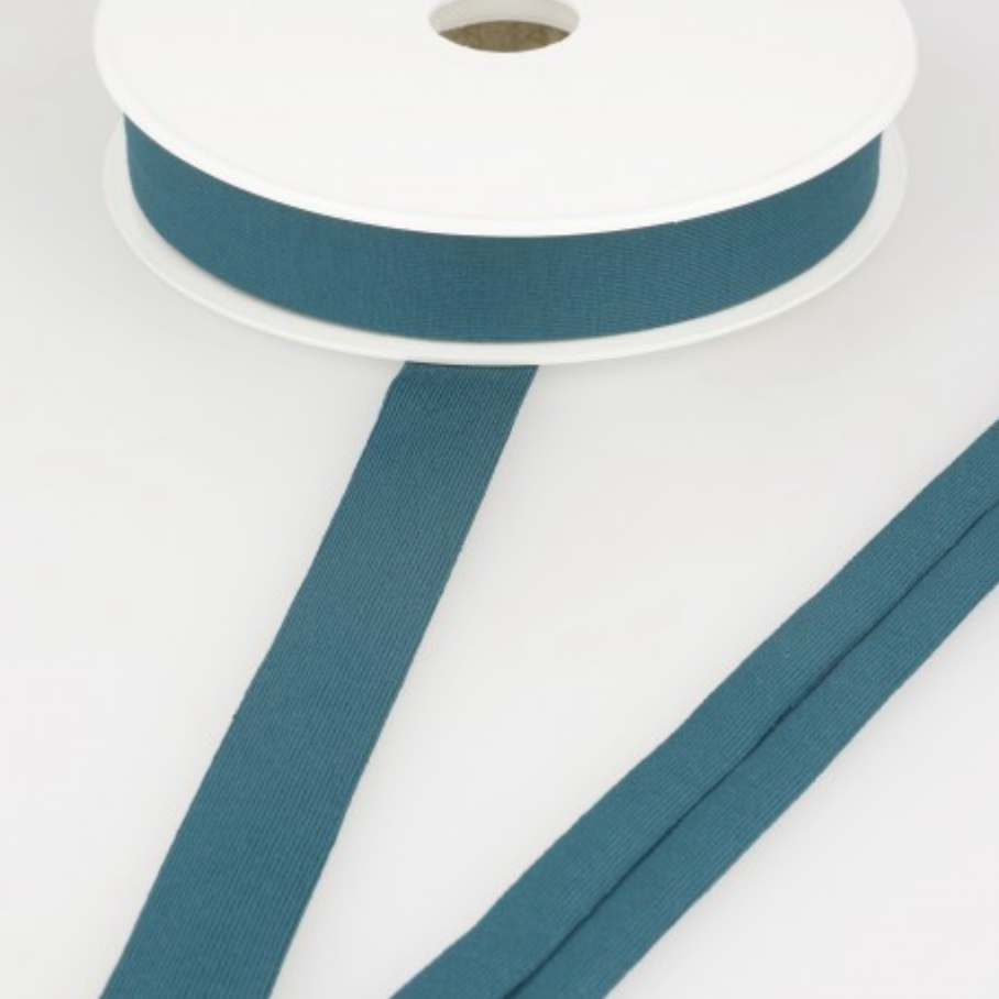Tricot Biais - 20 mm - Petrol-2
