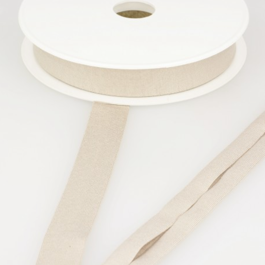 Tricot Biais - 20 mm - Beige/Zandkleur-2
