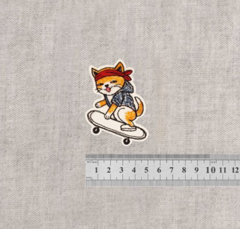 Strijkapplicatie - Skater-1