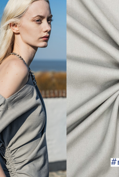 Twill in Viscose Mix - Grijs (Rebel)