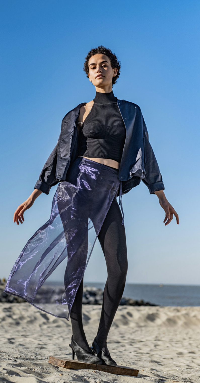 Organza - Donkerblauw (Tempest)-2