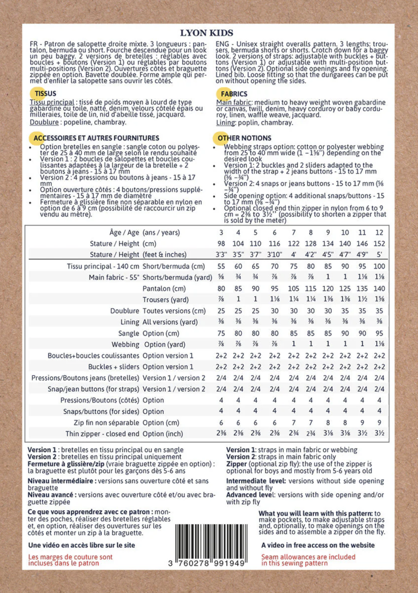 Lyon kids - Overalls-2