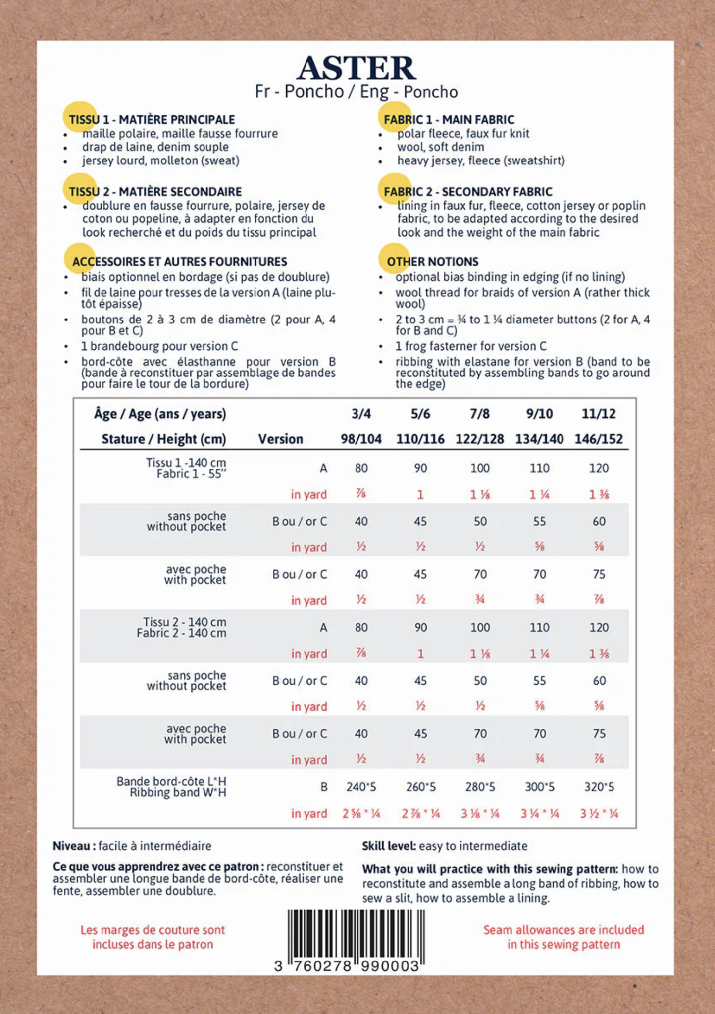 Aster kids - Ponchos-2