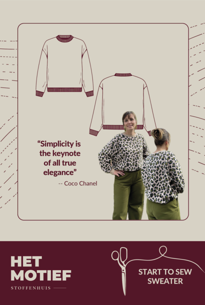 Start to Sew - Sweater (3x avond) VOLZET