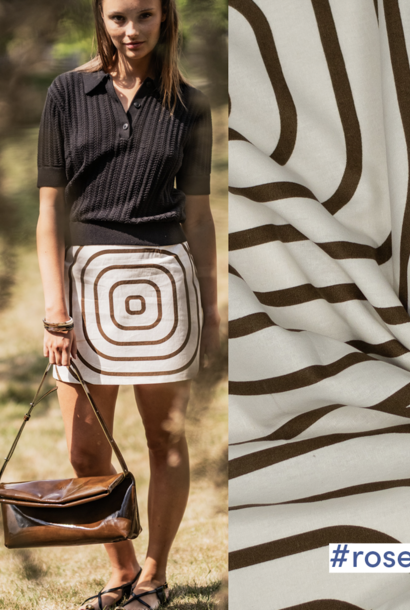 Linnen/Katoen - Abstract Brown Blocks