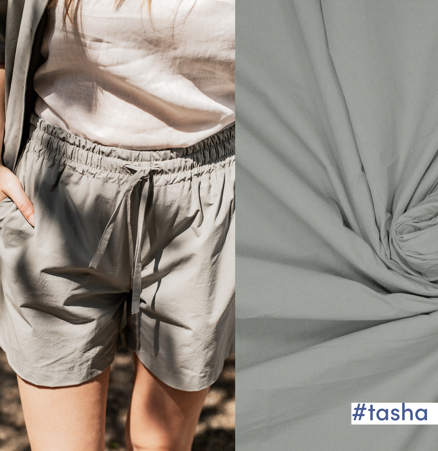 Stone Wash Popeline - FM791024 - Papertouch Grey-1