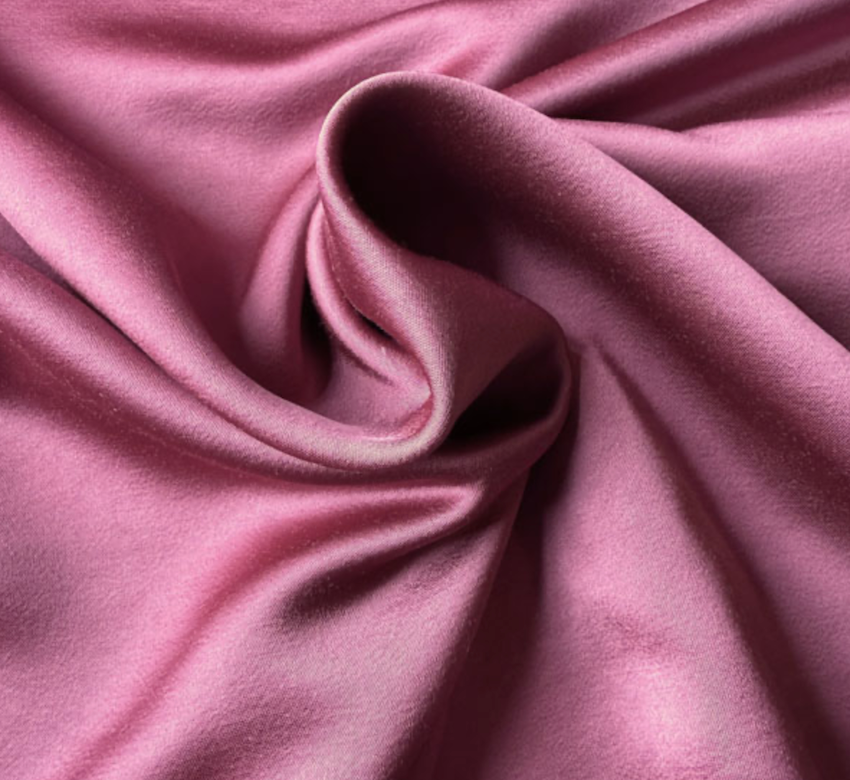 Satijn Viscose/Polyester blend - Framboos-1