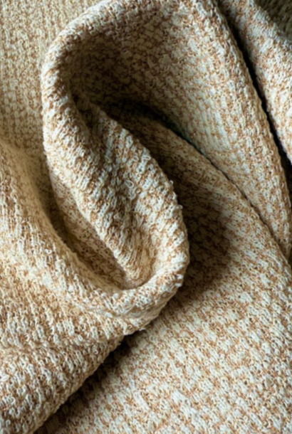 Jacquard Tricot - Ecru/Goud