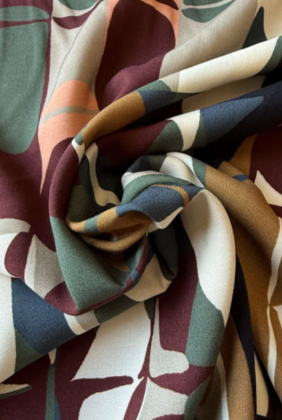Viscose - Grafisch Groen/Bruin