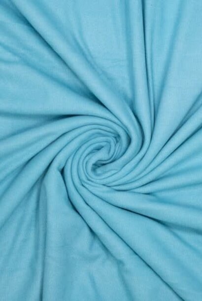 Double Brushed Ribtricot - Delphinium Blue
