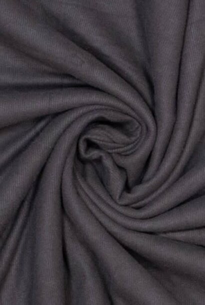 Double Brushed Ribtricot - Black