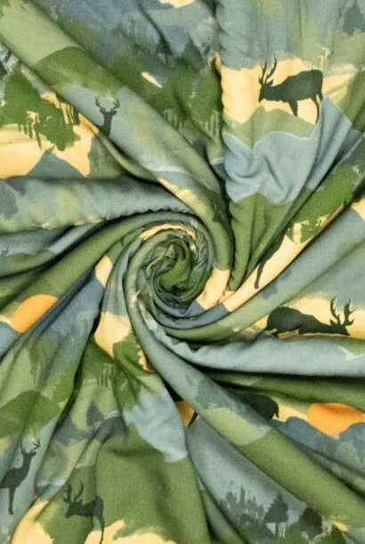 Viscose Popeline - Forest & Mountain