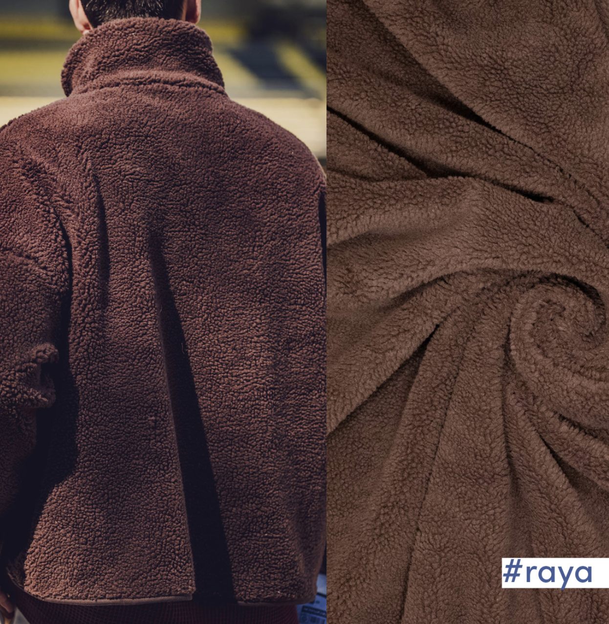 Teddy Knit Sheepskin - (Raya) Bordeaux-1