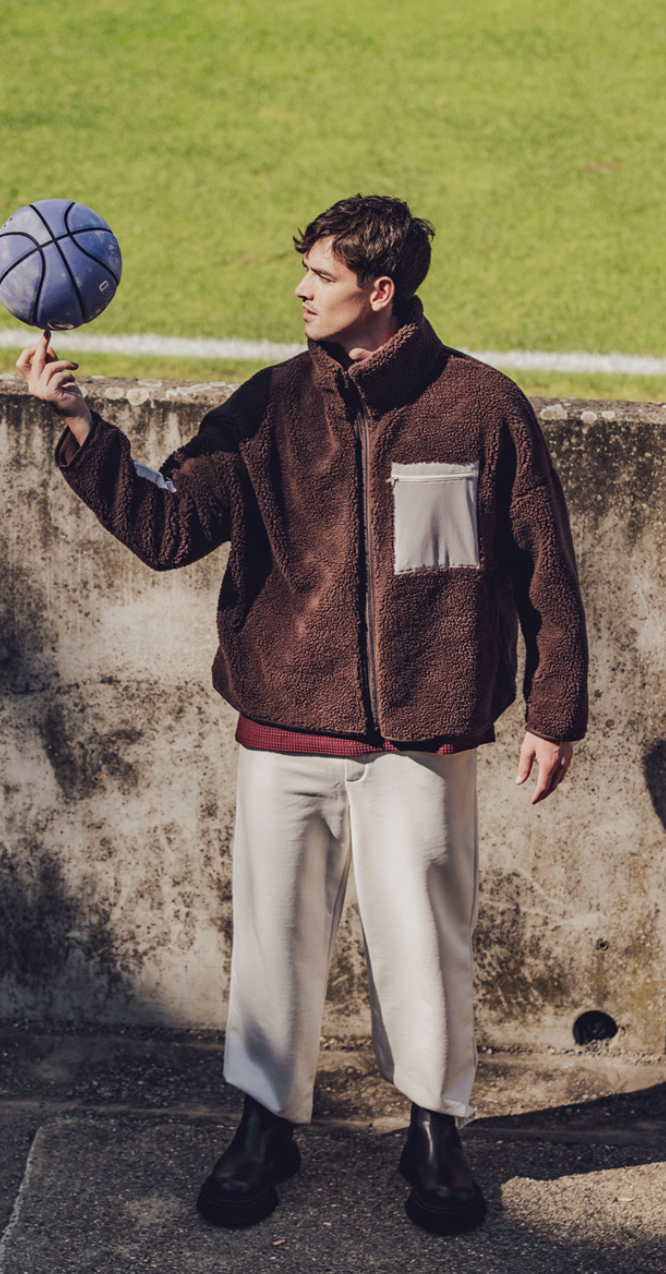 Teddy Knit Sheepskin - (Raya) Bordeaux-2