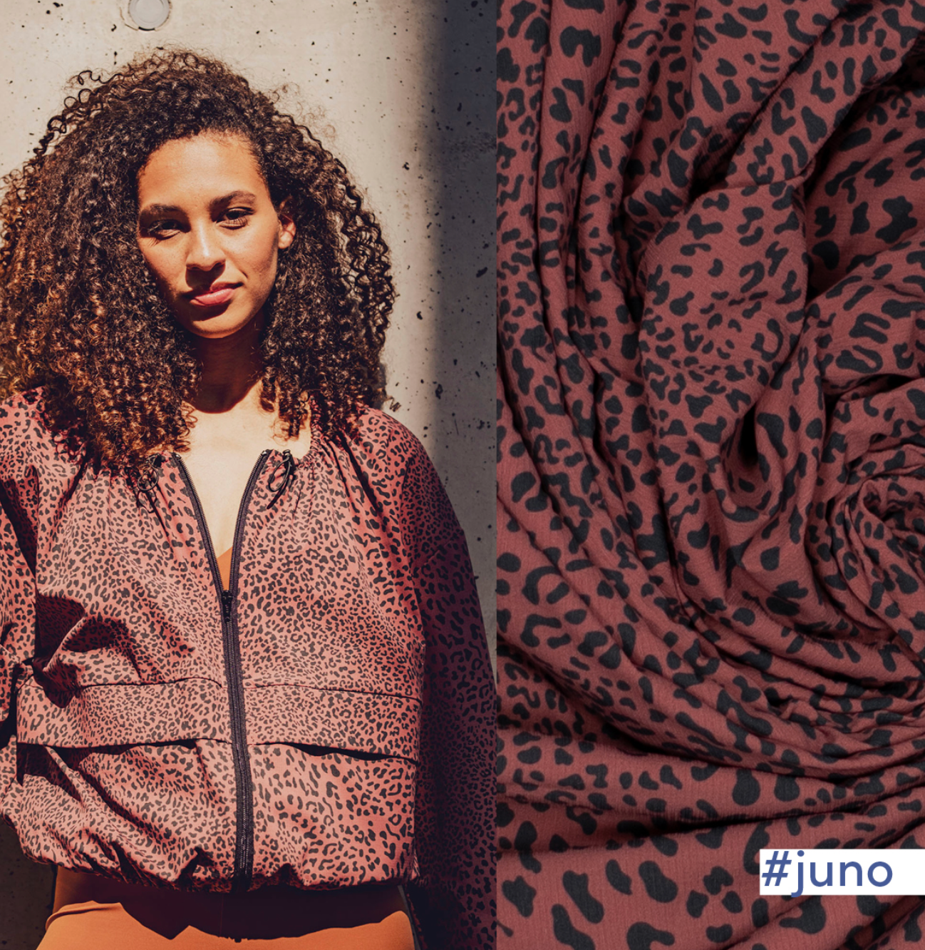 Rip Stop (+ stretch & waterproof) - (Juno) Leopard-1