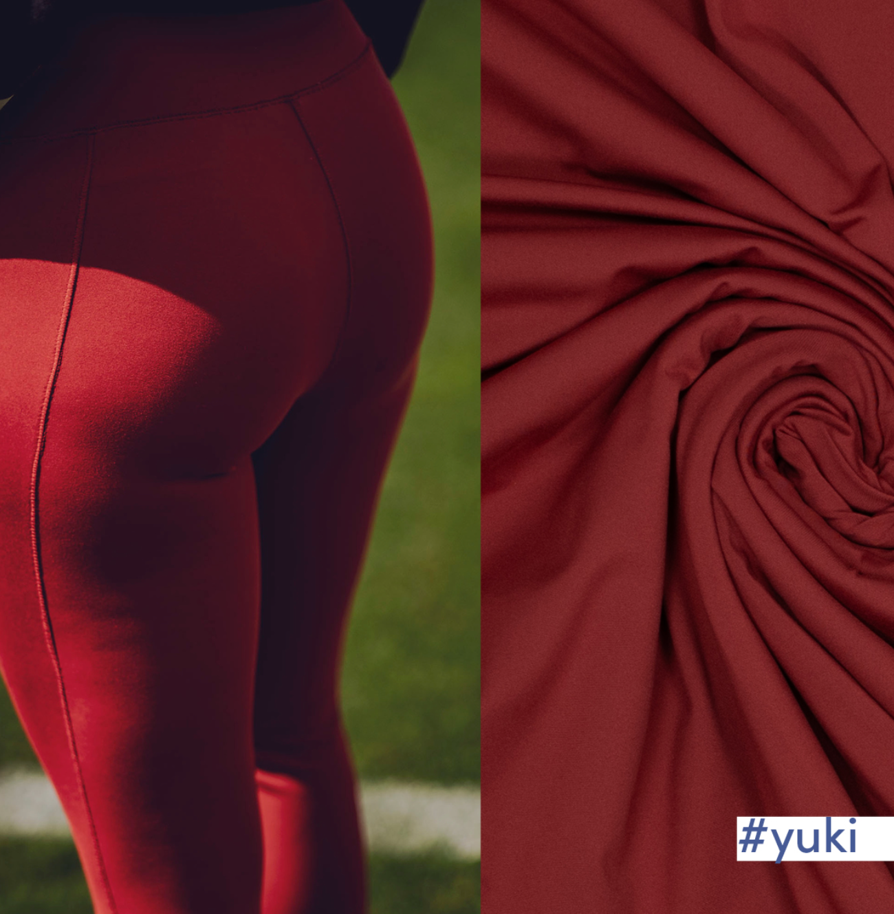 Yoga Stretch Tricot - (Yuki) Bordeaux-1