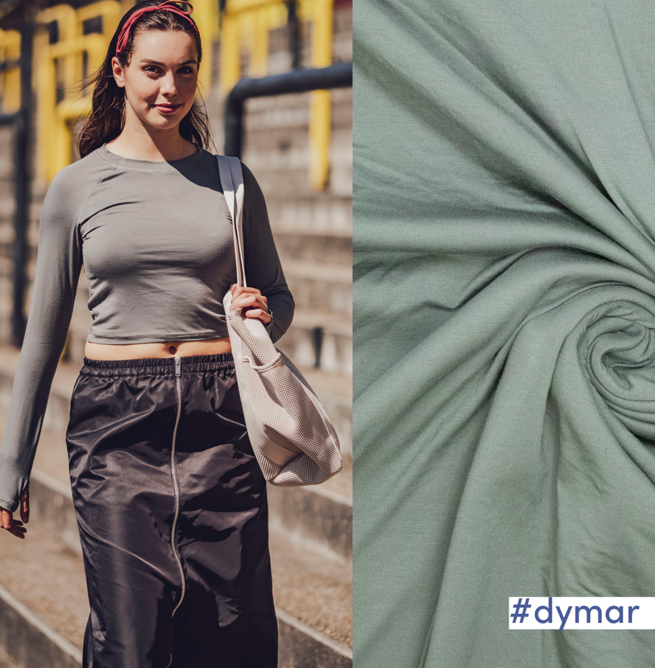 Bamboe Tricot - (Dymar) Light Green-1