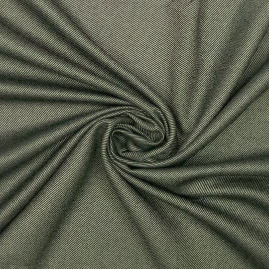 Bamboe Twill Denim Look - Groen-1