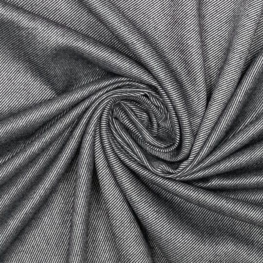 Bamboe Twill Denim Look - Grijs-1