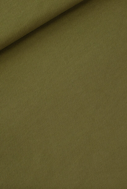 3-draads French Terry - Peat Moss Green