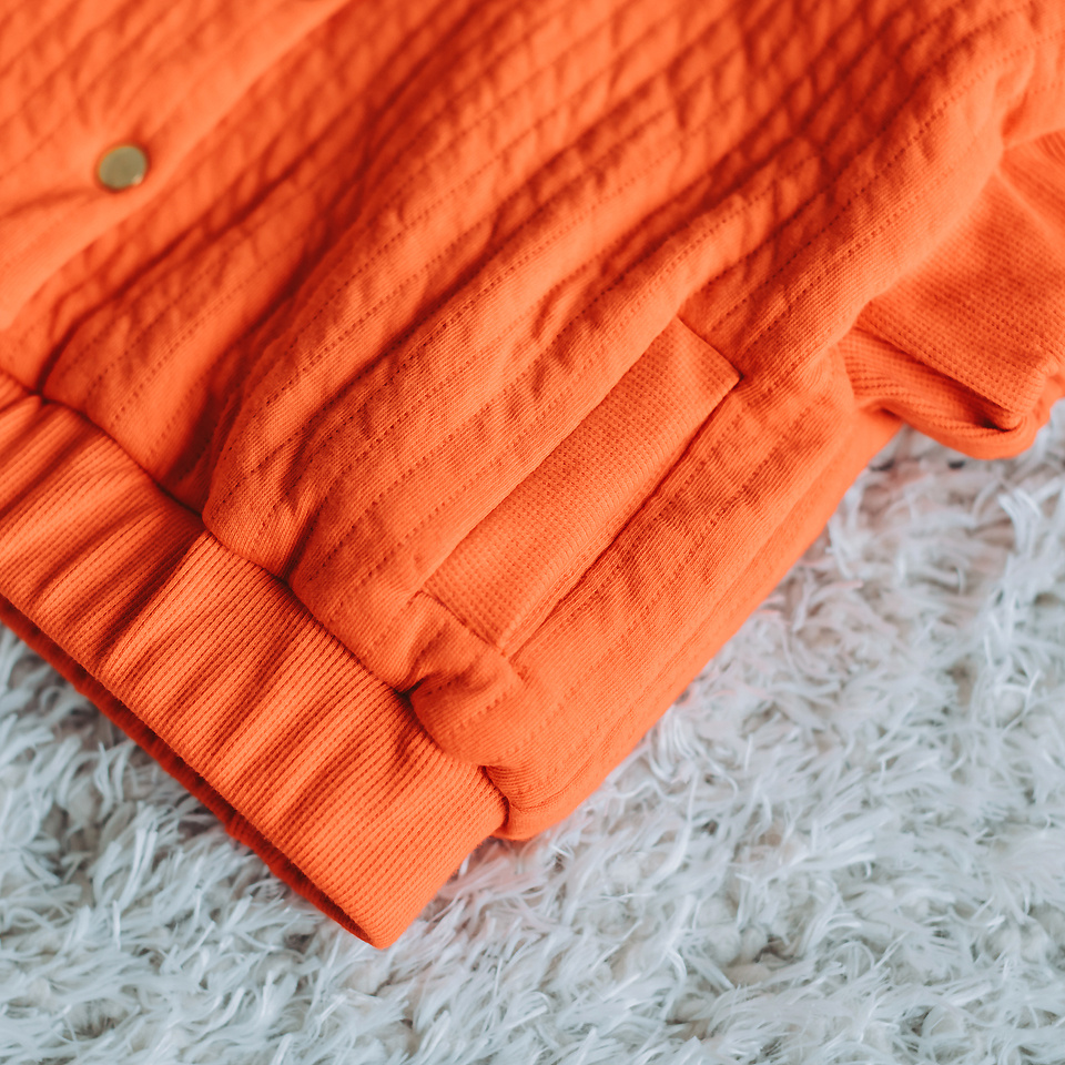 Rib boordstof - Flame Red-2