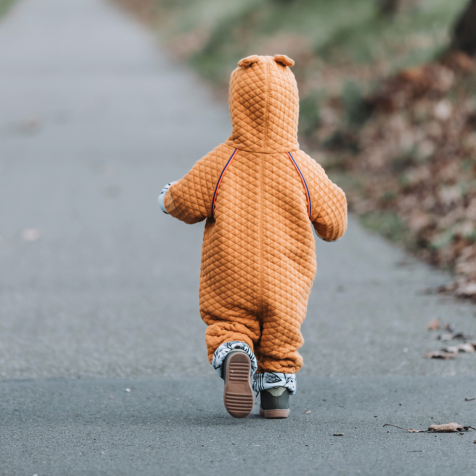 Quilted Piqué Knit - Buckthorn Brown-3