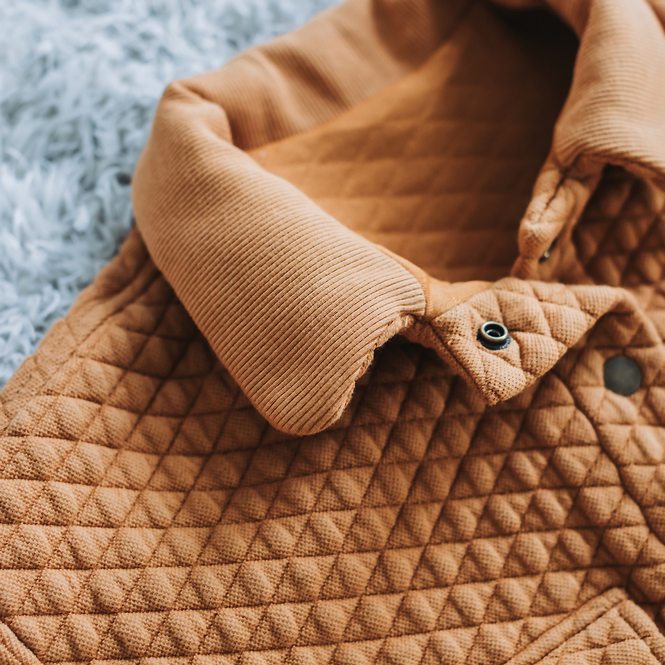 Quilted Piqué Knit - Buckthorn Brown-7