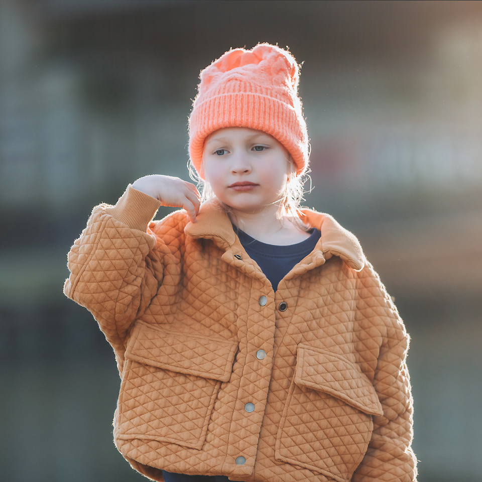 Quilted Piqué Knit - Buckthorn Brown-9