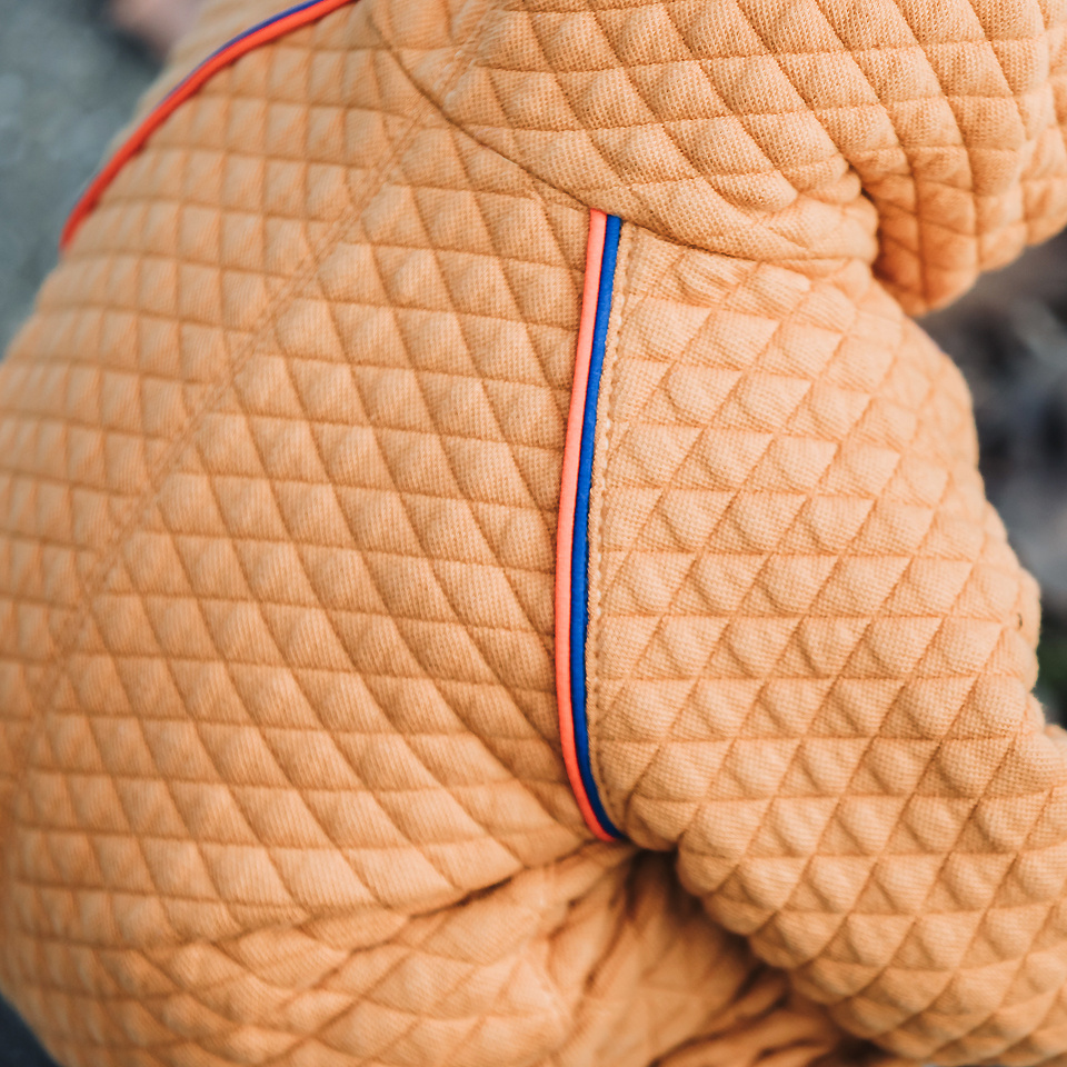 Quilted Piqué Knit - Buckthorn Brown-11