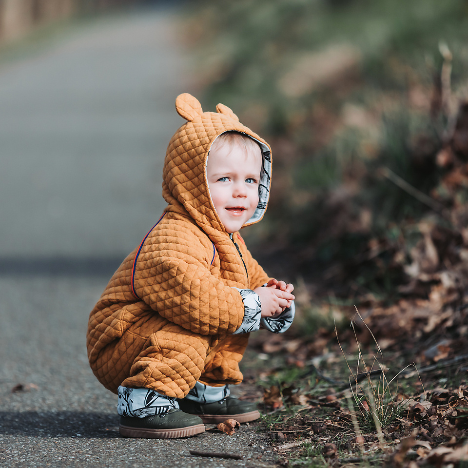 Quilted Piqué Knit - Buckthorn Brown-12