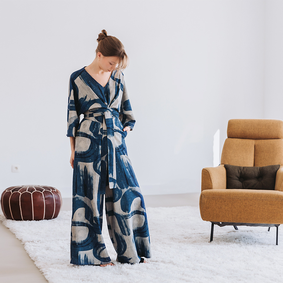 Linnen/Viscose Mix - Drifting Course-10