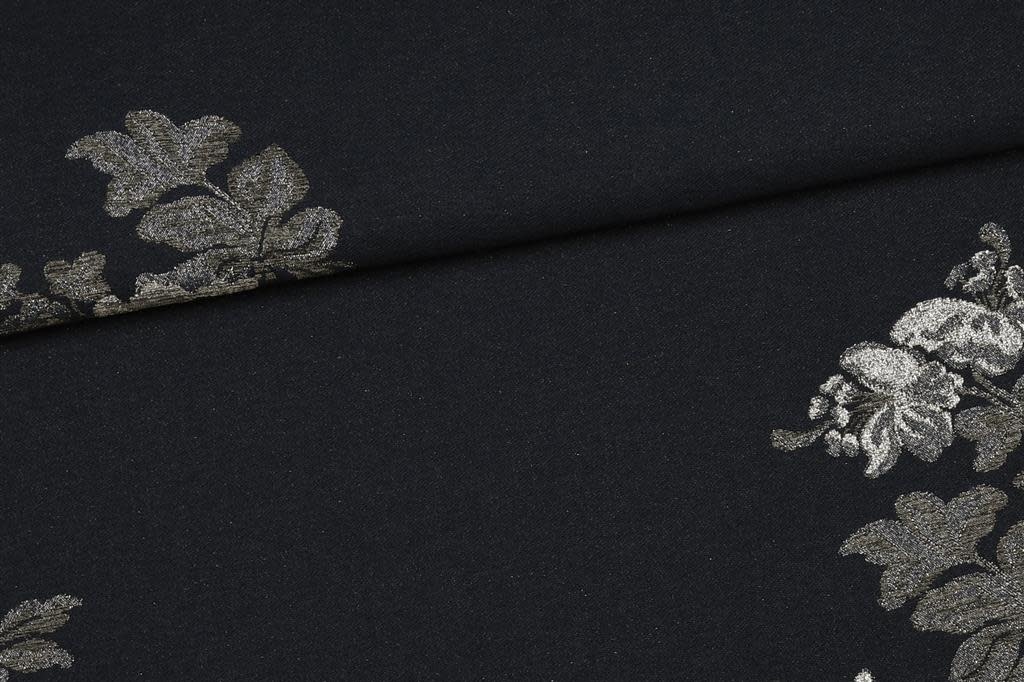 Jacquard - Silver Flower-2