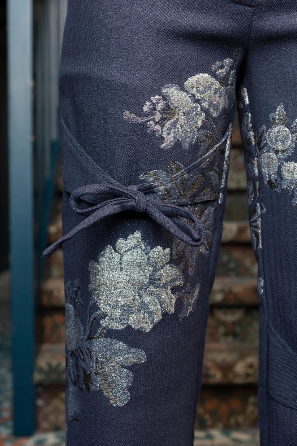 Jacquard - Silver Flower-5