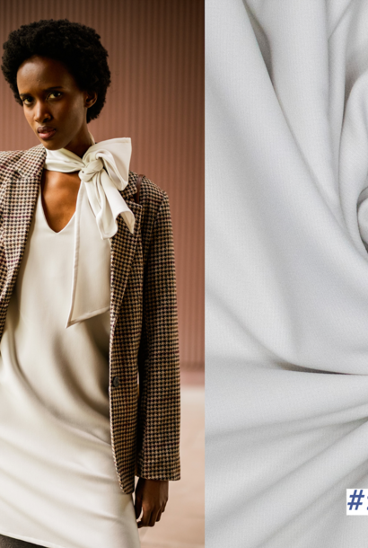 Heavy crêpe met stretch (Zizou) - Grijsblauw (FM794324)