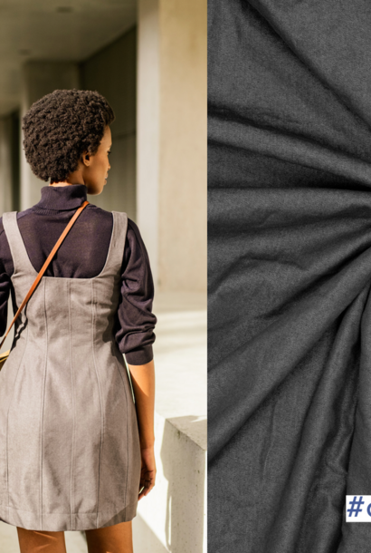 Regular Washed Denim - Dark Grey