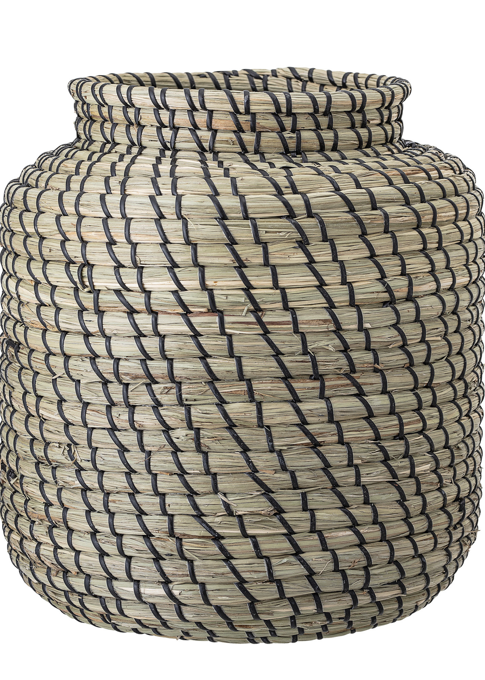 Bloomingville Minte Basket, Black, Seagrass