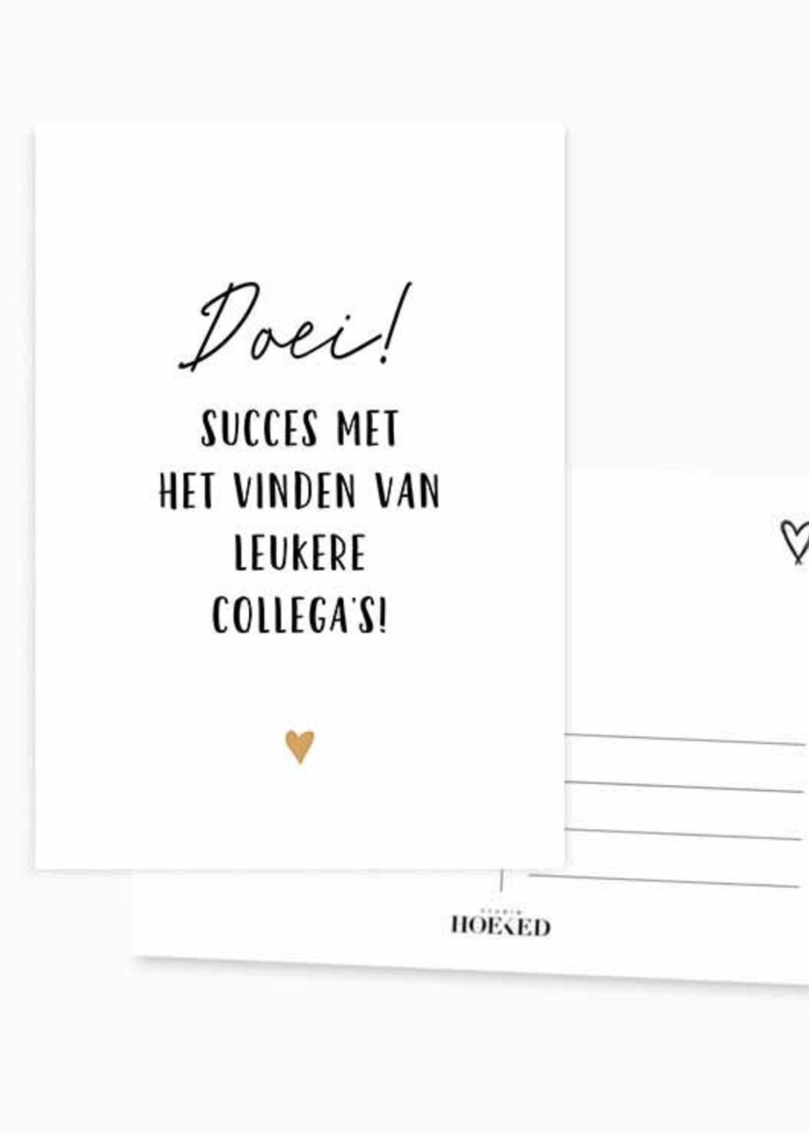 Studio Hoeked Ansichtkaart || Doei collega