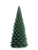 Rustik Lys Kerstboom Kaars Forest green L