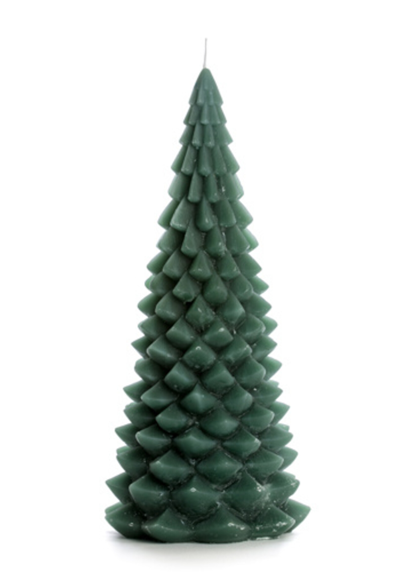 Rustik Lys Kerstboom Kaars Forest green L