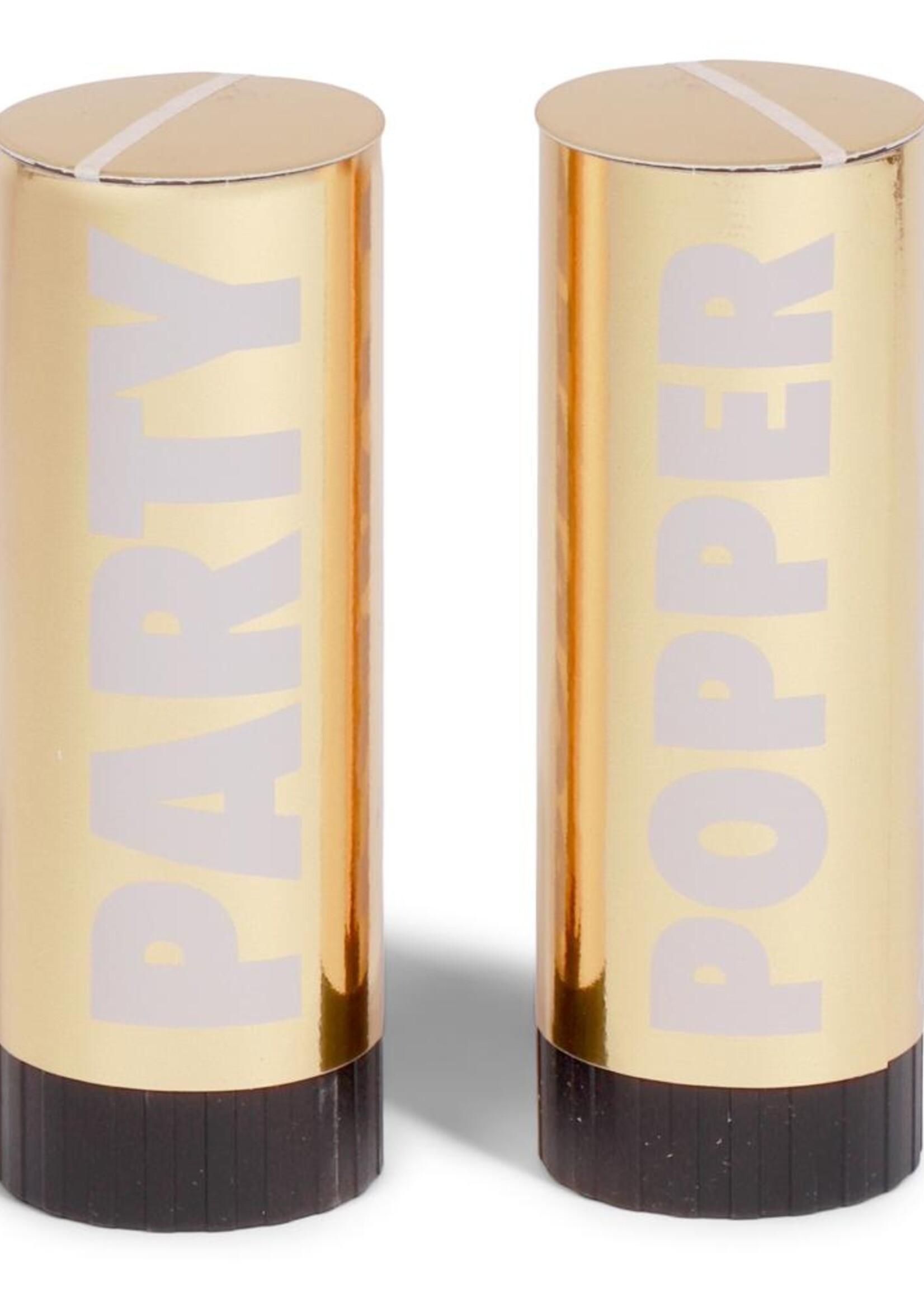 Senza Party Poppers Goud - klein