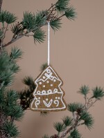 Sjaal met verhaal Vilten Gingerbread Cookie Kerstboomhanger