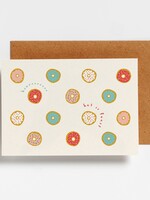 Hello August Postkaart - Donuts - Hoeraa, het is feest!