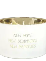 My Flame New Home New Beginnings New Memories - Kaars
