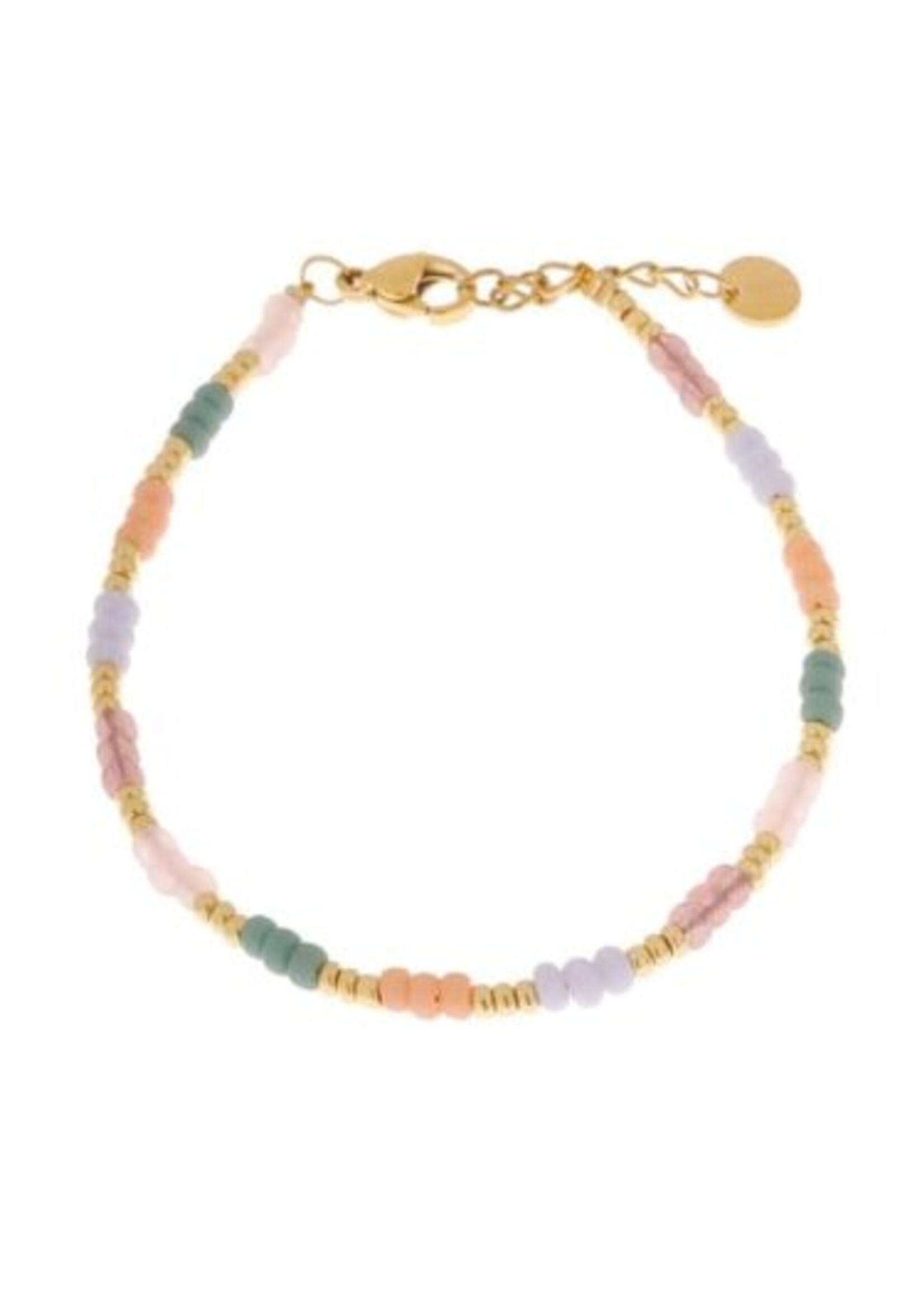 Label kiki ocean rainbow bracelet gold