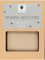 ARELO Papieren theefilter  - 100 stuks