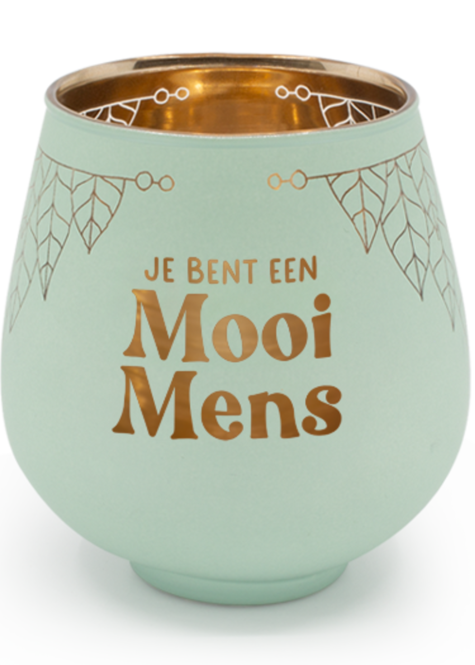 Miko gift creators Theelichthouder - Je Bent Een Mooi Mens