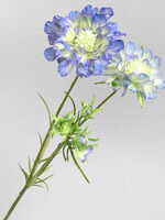 Decofleur Kunst Scabiosa Blauw