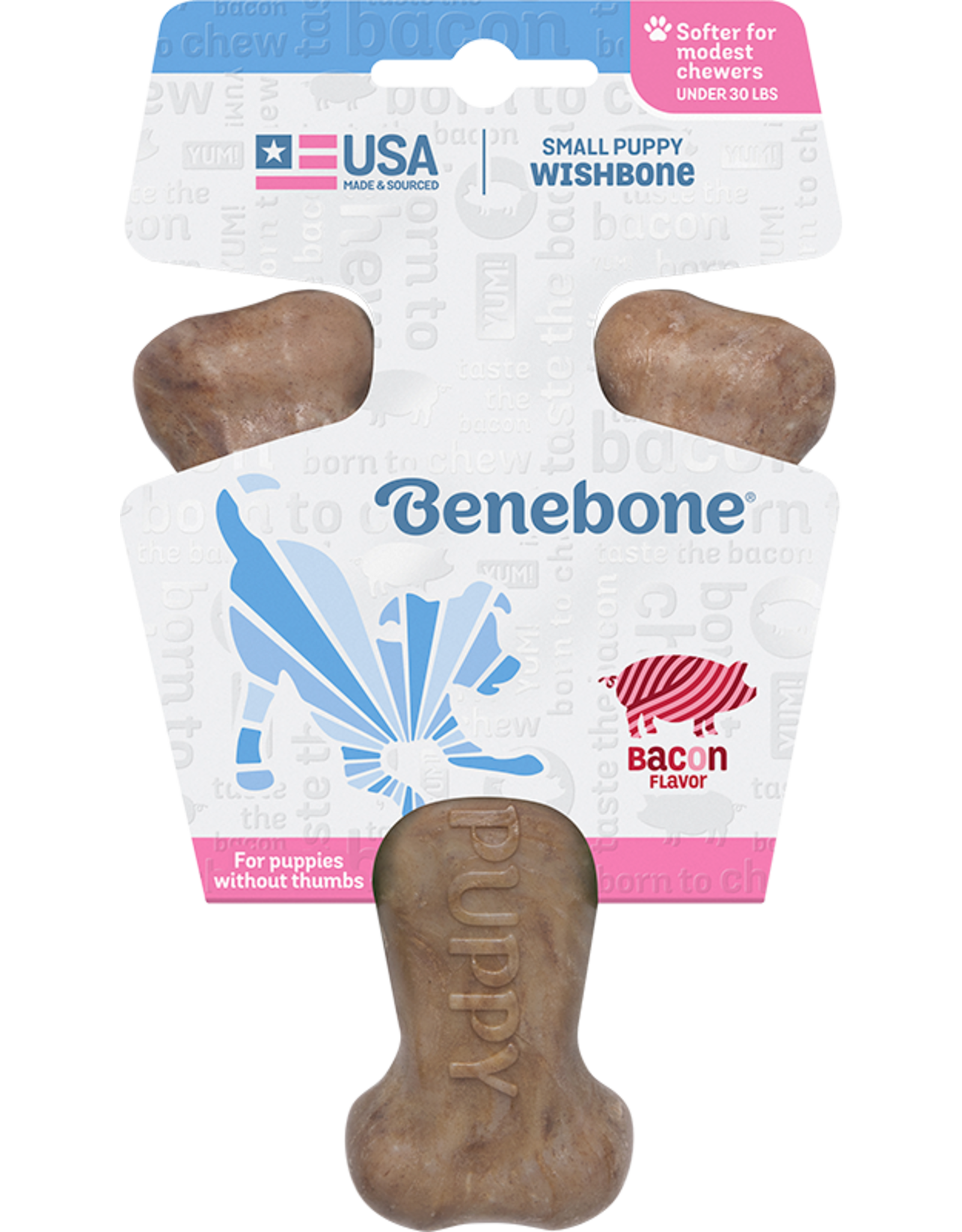 Benebone Wishbone  Puppy - Bacon